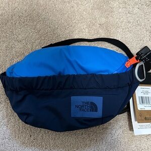 The North Face Men's Belt Bag in Blue and Black